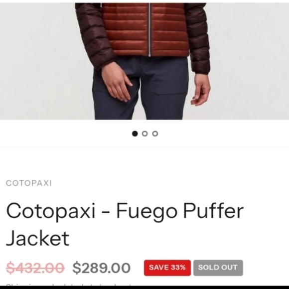 Cotopaxi Fuego Down Puffer Jacket Women sz XS - Picture 11 of 12